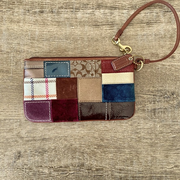 Coach Patchwork Wristlet - Picture 2 of 2